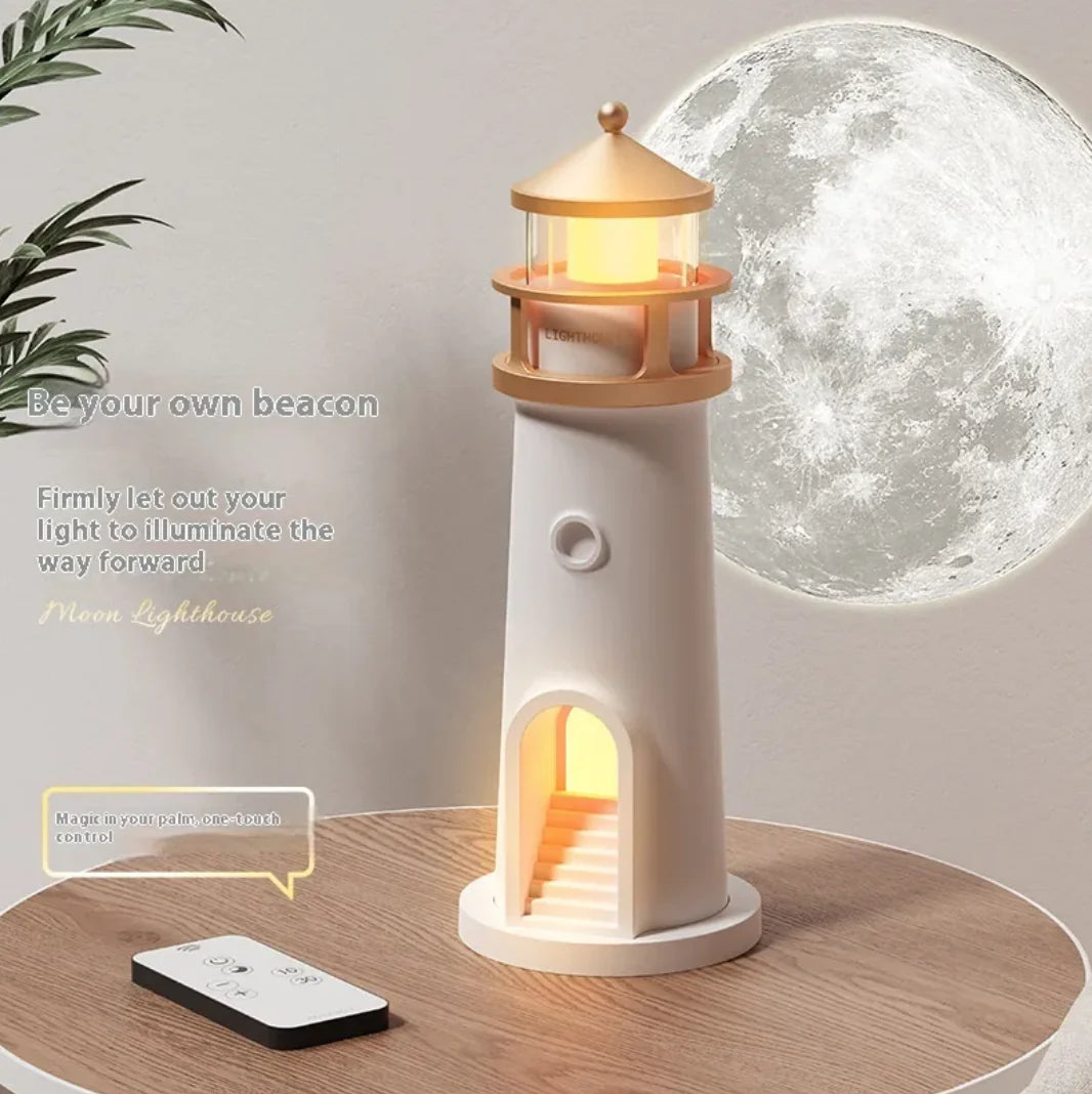 Serenity Lighthouse Moon Glow Lamp