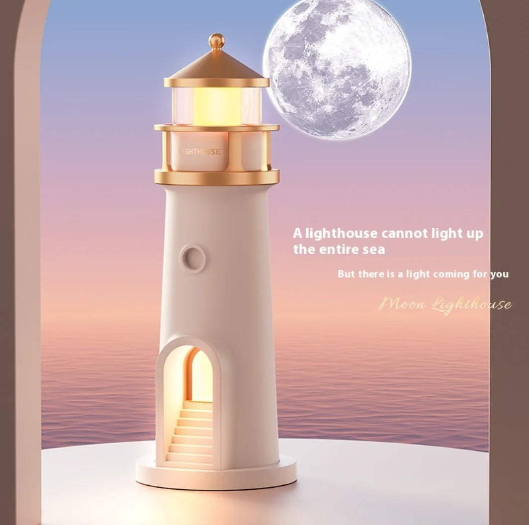 Serenity Lighthouse Moon Glow Lamp